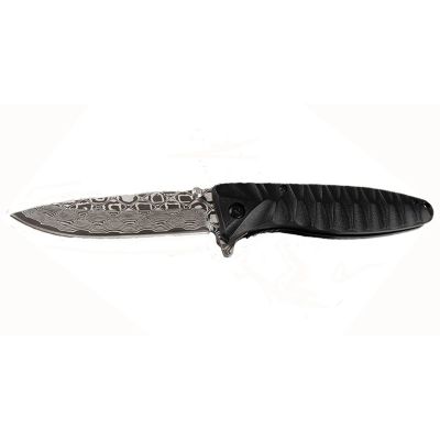 Нож складной Firebird F620b-2, чёрный травление (Ganzo G620b-2)